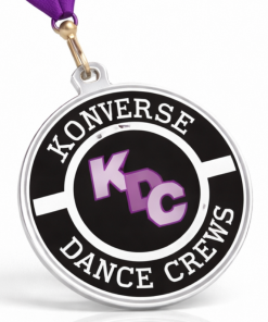 100mm ROUND Acrylic medal 4mm thickness