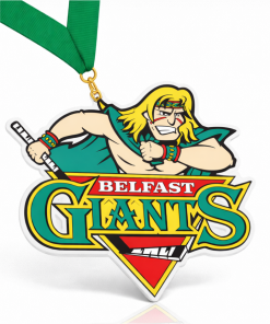 120mm SHAPED Acrylic medal 4mm thickness