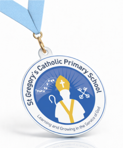 50mm ROUND Acrylic medal 4mm thickness