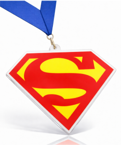 70mm SHAPED Acrylic medal 4mm thickness