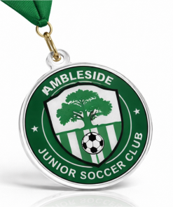 90mm ROUND Acrylic medal 4mm thickness