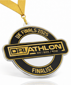 90mm SHAPED Acrylic medal 4mm thickness